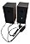 Caixa de Som Multimidia USB P2 10W RMS Madeira Marrom - Imagem 4