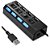 Multiplicador Extensão Hub Usb 4 Portas C/ Chave Led Azul - Imagem 1