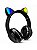 Fone De Ouvido Bluetooth Gatinho Cartão Micro Rgb Preto - Imagem 2