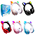 Fone De Ouvido Bluetooth Gatinho Cartão Micro Rgb Preto - Imagem 3