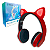 Fone De Ouvido Sem Fio Headset On-Fn633 Vermelho - Imagem 5
