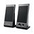 Caixas de Som 2.0 3w Rms Alimentação Usb Conexão P2 sp009 - Imagem 1