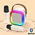 Caixa De Som Bluetooth Karaoke Portátil 2 Microfones Sem Fio - Imagem 2