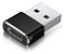 Adaptador Plug Usb C Fêmea Para Usb Macho Ultra Rápido - Imagem 1