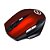 Mouse Gamer Sem Fio Wireless Rgb1600 Dpi Vermelho Shinka - Imagem 2