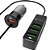 Carregador Veicular Viagem 4 Usb Quick Charge Turbo Rápido - Imagem 1