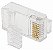 KIT 50 Conector RJ45 ChipSce Macho 8x8 Cat6 C/ Guia 062-0052 - Imagem 1