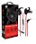 Fone Gamer Nemesis Headset Gamer Compact Preto E Vermelho - Imagem 1