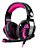 Fone de Ouvido Gamer Rosa Oex 7.1 P3  Beast-xr confortavel - Imagem 1