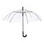 Guarda Chuva Automático Grande Transparente elegante novo - Imagem 4