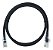 CABO REDE 1.5M CAT5E 26AWG PRETO ANATEL 1000gbps qualidade - Imagem 1