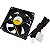 Cooler Para Gabinete 80Mm 8Cm Preto 2 Molex e 3 Pinos Dx-8C - Imagem 2
