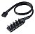 Splitter Hub De Cooler Ventilador 4 Pinos P/ 5 Cooler CM-15 - Imagem 1