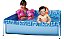 Piscina Infantil 400 Litros Quadrada Criança Mor 1000 - Imagem 3
