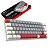 Teclado Mecanico Pcyes 60% Kuromori White Ghost Switch Red - Imagem 1