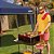 Gazebo Mor X-flex Oxford 3x3m Branco Cor Azul - Imagem 16