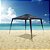 Gazebo Mor P/ Praia De Aço Carbono 2,4x3m Azul - Imagem 2