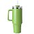 Copo Garrafa Termica Inox Grande 1,2L Premium Canudo Verde - Imagem 1