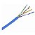 Cabo De Rede Aluminio Cobreado Cat5 0,51mm Metro Azul - Imagem 1