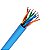 Cabo De Rede Furukawa Cat5e 100% Cobre Gigabit Azul Metro - Imagem 1