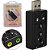 Adaptador Placa De Som USB 7.1 Com Entrada P2 e Fone - Imagem 1