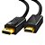 Cabo Adaptador F3, Displayport e HDMI, 1.8M, Preto - Imagem 1