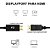 Cabo Adaptador F3, Displayport e HDMI, 1.8M, Preto - Imagem 3