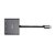 Adaptador Tipo C USB-C HDMI e USB AD401 Cinza - Imagem 2