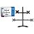 Suporte p/ 4 Monitores Ajustavel com Base 10 a 32 pol trader - Imagem 1