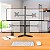 Suporte p/ 4 Monitores Ajustavel com Base 10 a 32 pol trader - Imagem 2