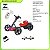 Mini Carro Kart Elétrico Infantil Kart Led Scooter Branco - Imagem 7