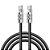 Cabo usb-c Turbo Armor Slim Turbo 3.1A Super Reforcado tipoC - Imagem 1