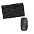 Teclado Mouse Bluetooth Slim Compatível Samsung Tablet Preto - Imagem 1