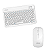 Teclado Mouse Bluetoot Slim Compatível Samsung Tablet Branco - Imagem 1