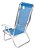 Cadeira De Praia Mor 2267 Reclinável 8 Posições Azul - Imagem 2