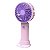 Mini Ventilador Portátil 3 Velocidades Recarregável Usb Rosa - Imagem 1