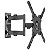 Suporte TV Articulado de Parede para Telas 32'' a 55'' P4 NB - Imagem 1