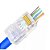 Conector Plug Rj45 De Passagem Vazado Ez 8X8 Cat5E 100Un - Imagem 4