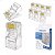 Kit 100 Conectores Plugs Clip Rj45 Cat5E Gigabit Ethernet - Imagem 1
