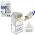 Kit 100 Conector Rj45 Vazado de Passagem Cat5E Ez Crimp - Imagem 1