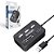 Hub 4 Portas Usb 2.0 Leitor De Cartão 7x1 Sd Micro Pro Duo - Imagem 2