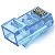 Kit 20 Conectores RJ45 Cat5e GTS FastTrack Azul 100/1000Mbps - Imagem 4