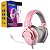 Fone Headset Gamer Foxy Girl Bright 7.1 Rgb Rosa Ghp011 Usb - Imagem 1