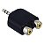Adaptador P2 Mono Macho Divisor 2 RCA Fêmea ChipSCE 003-1208 - Imagem 5