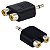 Adaptador P2 Mono Macho Divisor 2 RCA Fêmea ChipSCE 003-1208 - Imagem 1