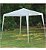 Tenda Gazebo Mor Ráfia P/ Praia Aço Carbono 3x3m Branco - Imagem 3