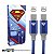 Cabo Turbo USB-C Para USB-C Superman Reforçado 5+ 018-0903 - Imagem 4