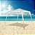 Tenda Gazebo Mor Ráfia Para Praia Aço Carbono 2,4x3m Branco - Imagem 3
