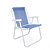 Cadeira Alta Aço Dobrável Resistente Conforto Praia Camping - Imagem 1