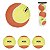 Bola De Beach Tennis Mor Pack 3 Bolinhas Amarelo Com Laranja - Imagem 1